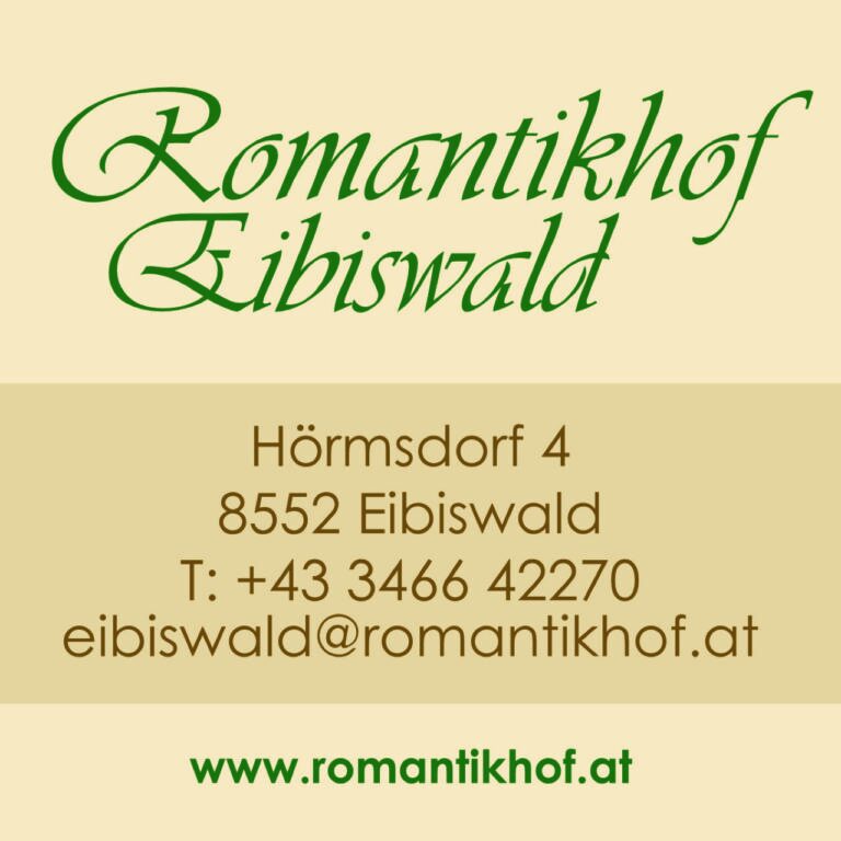 Gemütliches Landhotel Romantikhof Eibiswald in der Südweststeiermark.